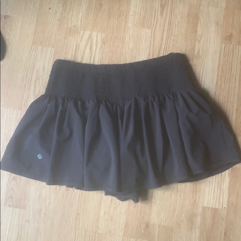 Lululemon flare skirt with shorts